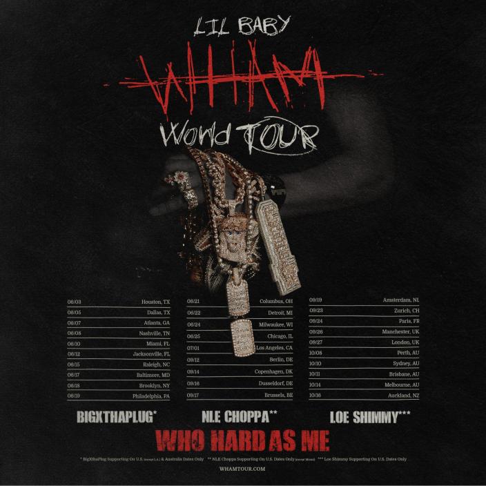 Lil Baby Announces 'WHAM World Tour' Dates W/ BigXThaPlug