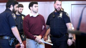 Luigi Mangione appears for his arraignment at Manhattan Criminal Court