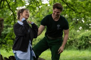 L-R: Renée Zellweger and Leo Woodall in 'Bridget Jones: Mad About the Boy'