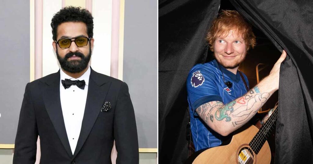 Here’s A Look At Ed Sheeran & Shilpa Rao’s Performance On NTR Jr’s Chuttamalle