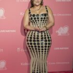 Singers Karol G and Nelly Furtado lead the way on the pink carpet at the Con Cora Gala in Miami, Florida. Nelly was seen wearing a bodycon dress by Ema Savahl Couture. Pictured: nelly furtado Ref: BLU_S8184087 230225 NON-EXCLUSIVE Picture by: Pichichipixx / SplashNews.com Splash News and Pictures USA: 310-525-5808 UK: 020 8126 1009 eamteam@shutterstock.com World Rights