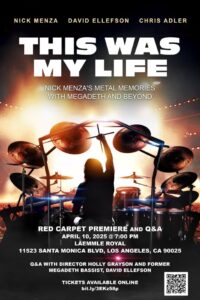 Official NICK MENZA Documentary 'This Was My Life': Los Angeles Screening Announced For April 2025