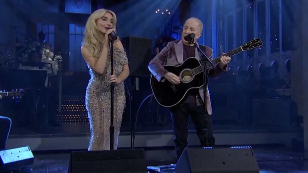 Paul Simon & Sabrina Carpenter Open SNL50 with "Homeward Bound"