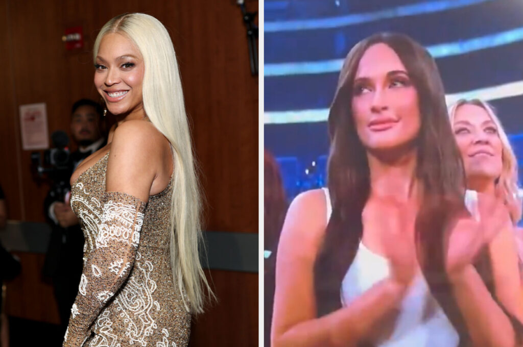 People Have A Lot To Say About Kacey Musgraves's Face After Beyoncé Won Best Country Album At The Grammys