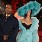 A$AP Rocky and Rihanna attend The Fashion Awards 2024 Presented by Pandora - Roaming Arrivals