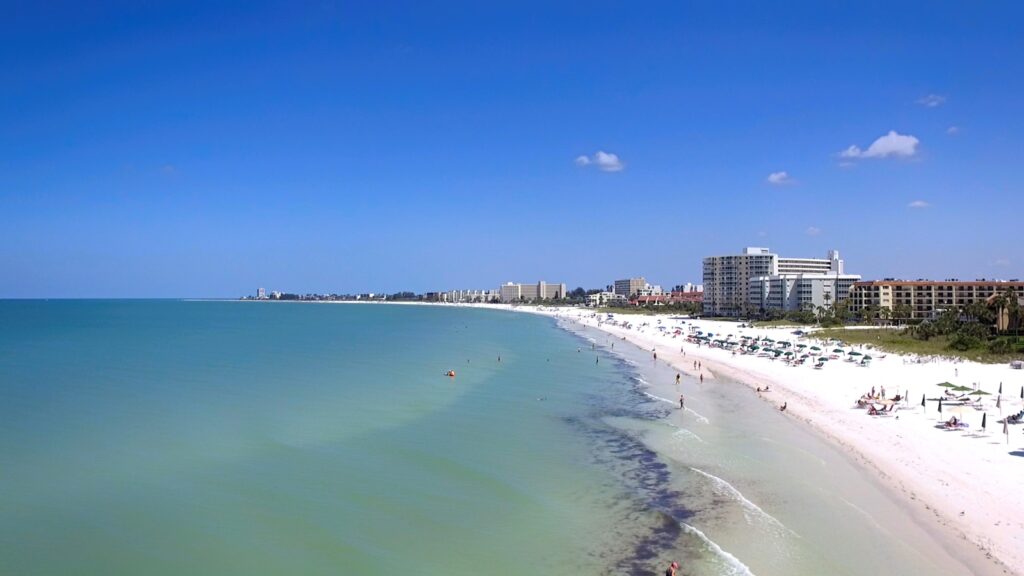 Siesta Key beach in Sarasota, Florida