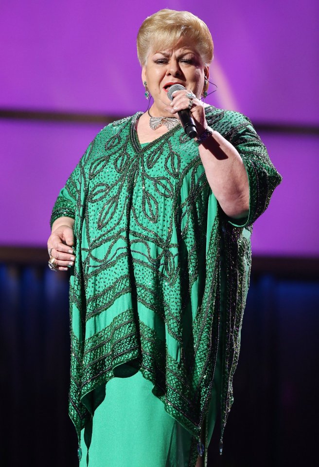 Paquita la del Barrio performing at the 14th Annual Latin GRAMMY Awards.