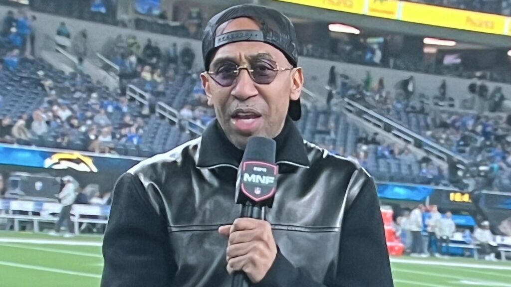 stephen a smith all black outfit