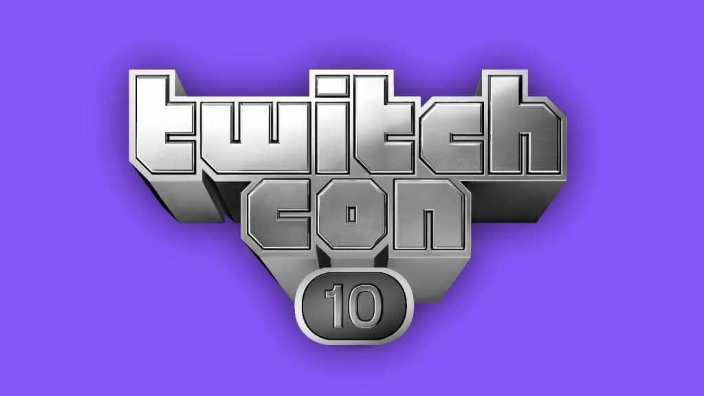 twitchcon 10th anniversary logo