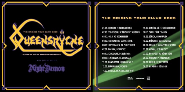 Watch: QUEENSRŸCHE Kicks Off European Leg Of 'The Origins Tour' In Helsinki