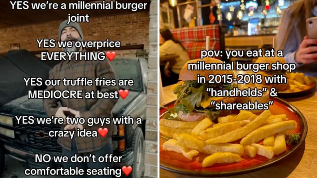 What is the viral ‘Millennial burger place’ meme on TikTok?