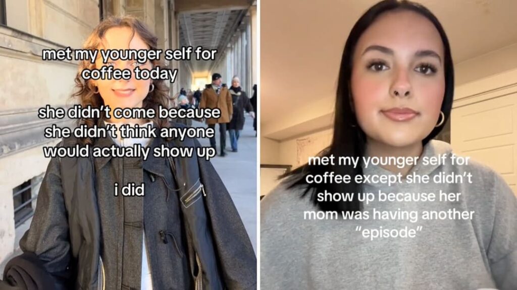 What’s the viral ‘I met my younger self for a coffee’ trend on TikTok?