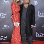 Vince Neil and Rain Andreani at the Academy of Country Music Awards.