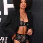 will-smiths-daughter-willow-opens-her-grammys-coat-to-reveal-black-bra-and-hot-pants-outfit