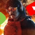 dr disrespect in front of an explosion with rumble and youtube logos