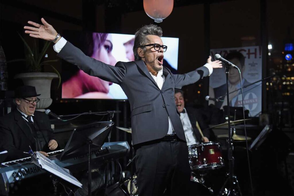 David Johansen as Buster Poindexter performs onstage at The Daily Front Row's celebration of the 10th Anniversary of CBS Watch! Magazine in New York City on Feb. 9, 2016. Johansen died Friday at age 75.