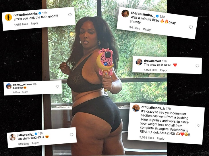 Lizzo Flaunts Butt in Underwear Selfie After Huge Weight Loss