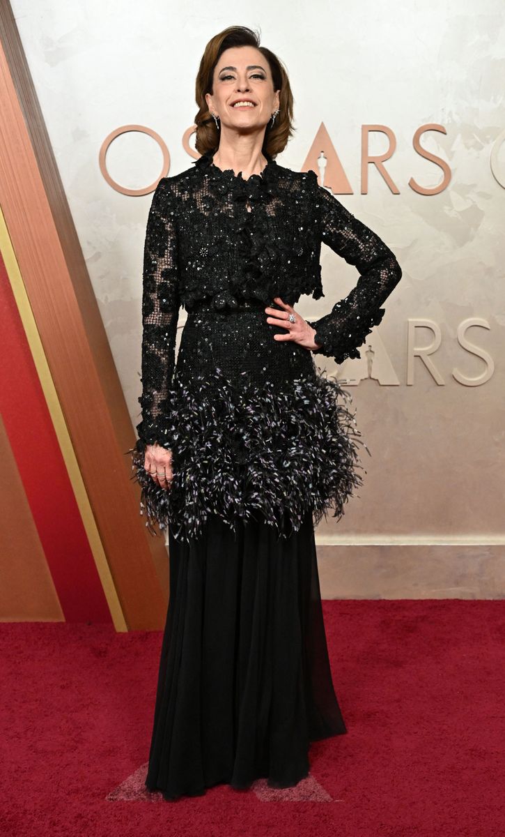 Brazilian actress Fernanda Torres attends the 97th Annual Academy Awards at the Dolby Theatre in Hollywood, California on March 2, 2025. (Photo by Robyn Beck / AFP) (Photo by ROBYN BECK/AFP via Getty Images)           