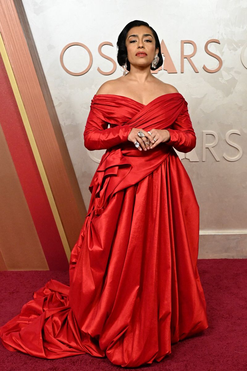 Mexican actress Adriana Paz attends the 97th Annual Academy Awards at the Dolby Theatre in Hollywood, California on March 2, 2025. (Photo by Robyn Beck / AFP) (Photo by ROBYN BECK/AFP via Getty Images)           