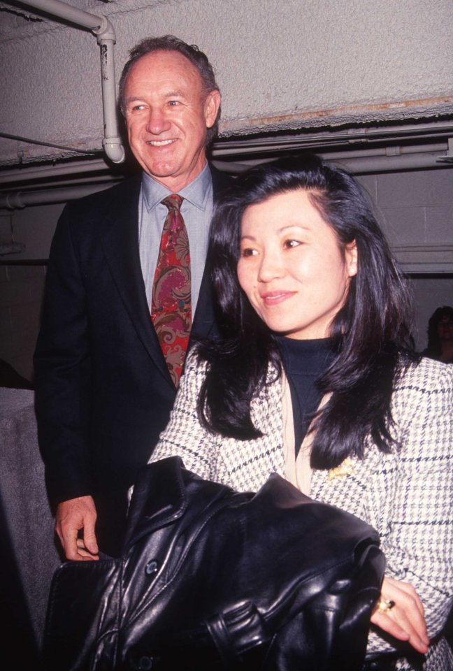 Gene Hackman and Betsy Arakawa at the D.W. Griffith Awards.