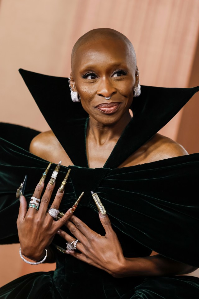 Cynthia Erivo at the Academy Awards.