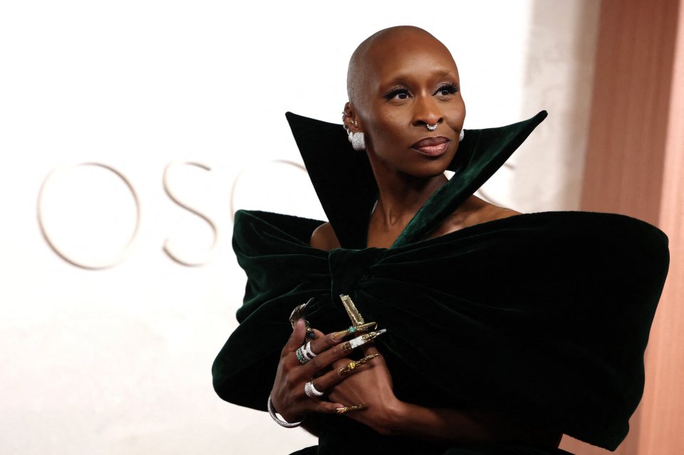 Cynthia Erivo at the Oscars.