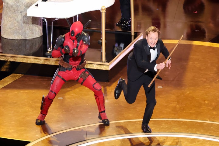 Conan O'Brien had the crowd roaring during his energetic Oscar opener.