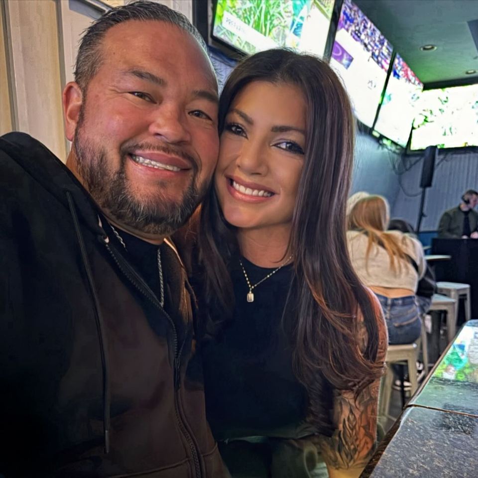 Jon Gosselin and Stephanie Lebo smiling together.