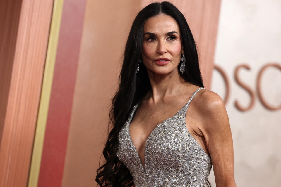 Demi Moore at the Oscars.