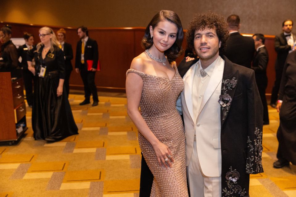 Selena Gomez and Benny Blanco at the Oscars.