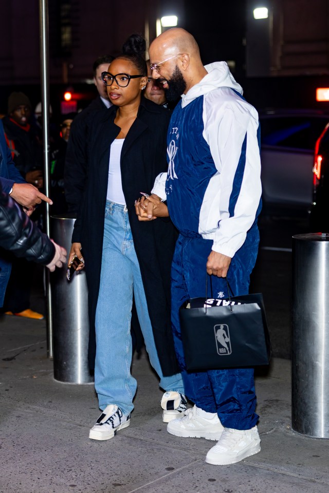 Jennifer Hudson and Common at Madison Square Garden.