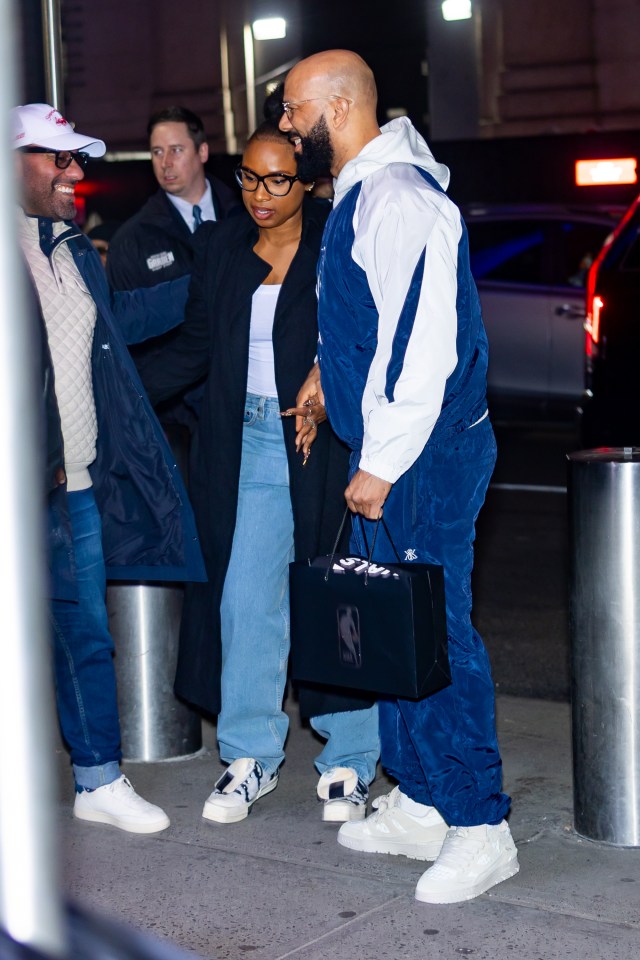 Jennifer Hudson and Common at Madison Square Garden.