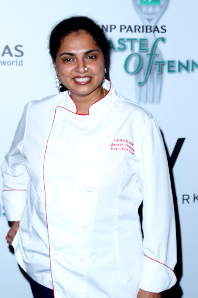 Maneet Chauhan at the 11th Annual BNP Paribas Taste of Tennis.