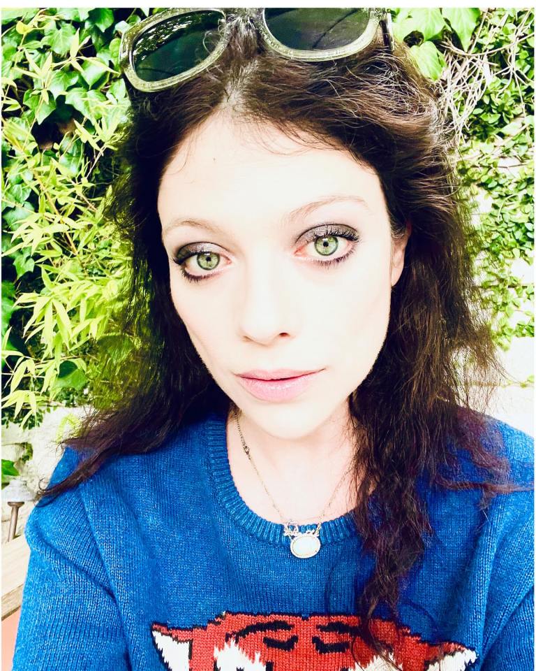 Close-up portrait of Michelle Trachtenberg.