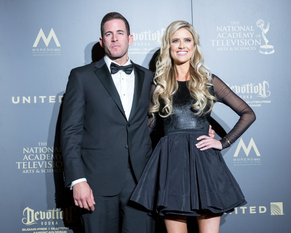 Tarek and Christina El Moussa at the Daytime Emmy Awards.