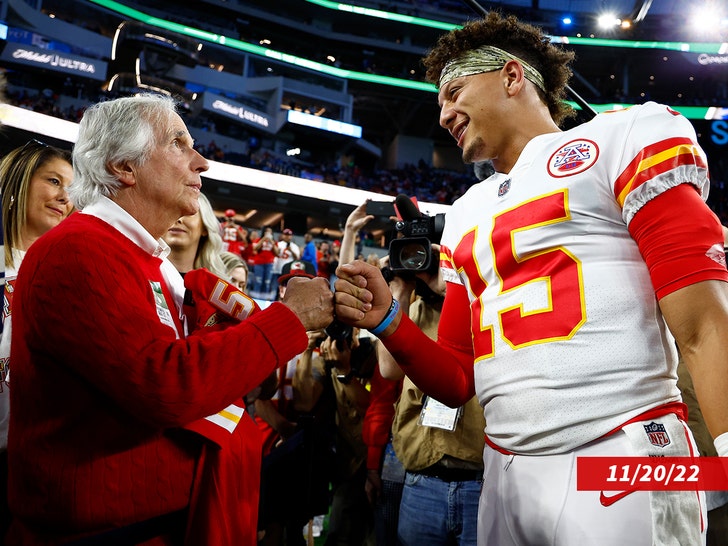 Patrick Mahomes henry winkler