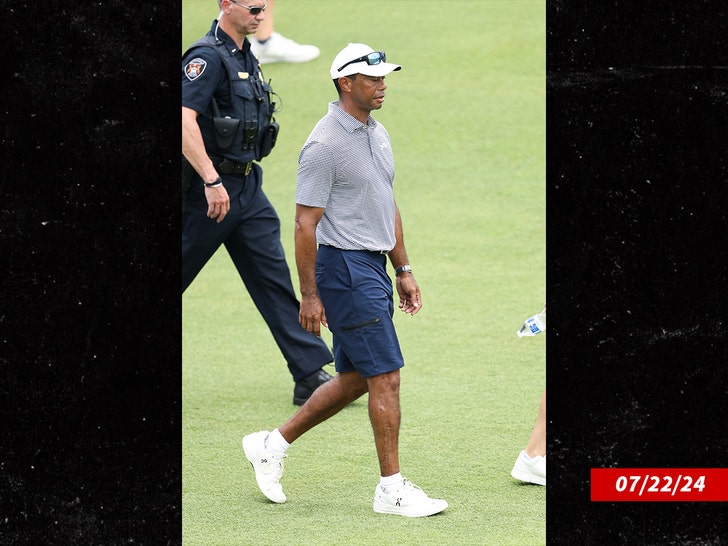 tiger woods at sons Junior Amateur Championship