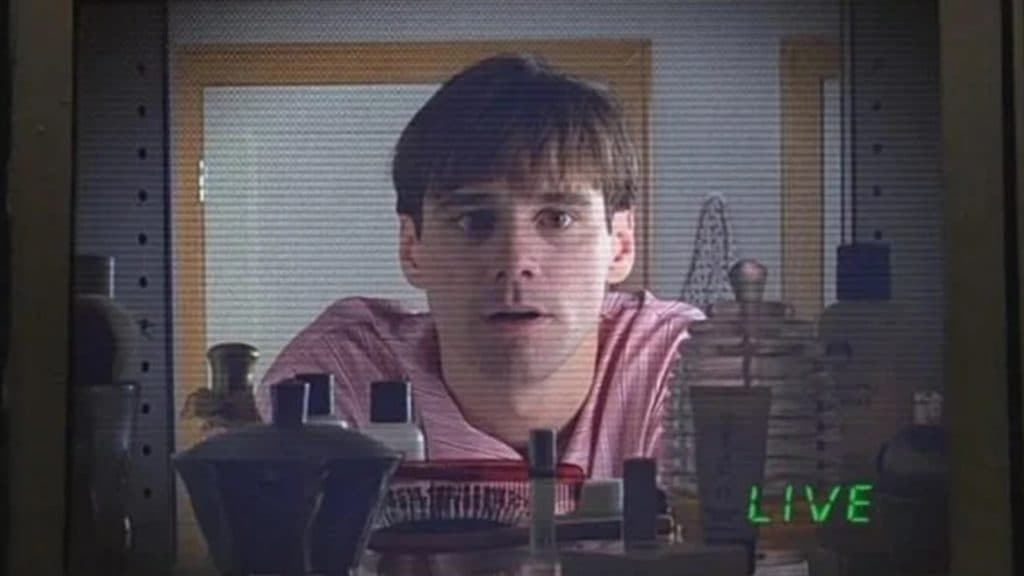 A screenshot from The Truman Show.