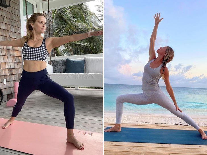 Bendy Babes -- Stars Strike A Yoga Pose!