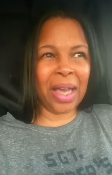 Dawn Robinson, a 90s girl band star, speaking in a video.