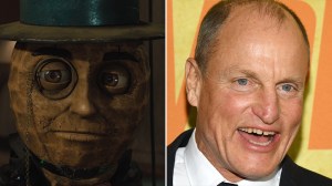 L-R: Mr. Peanut, voiced by Woody Harrelson, in 'The Electric State'