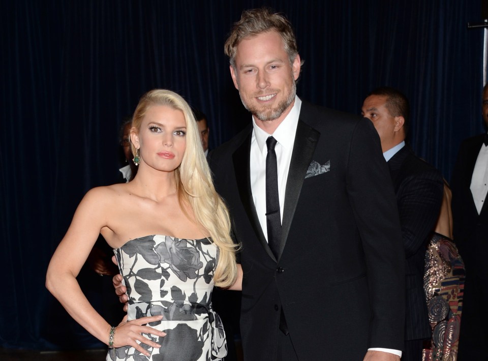 Jessica Simpson and Eric Johnson at the White House Correspondents' Association Dinner.