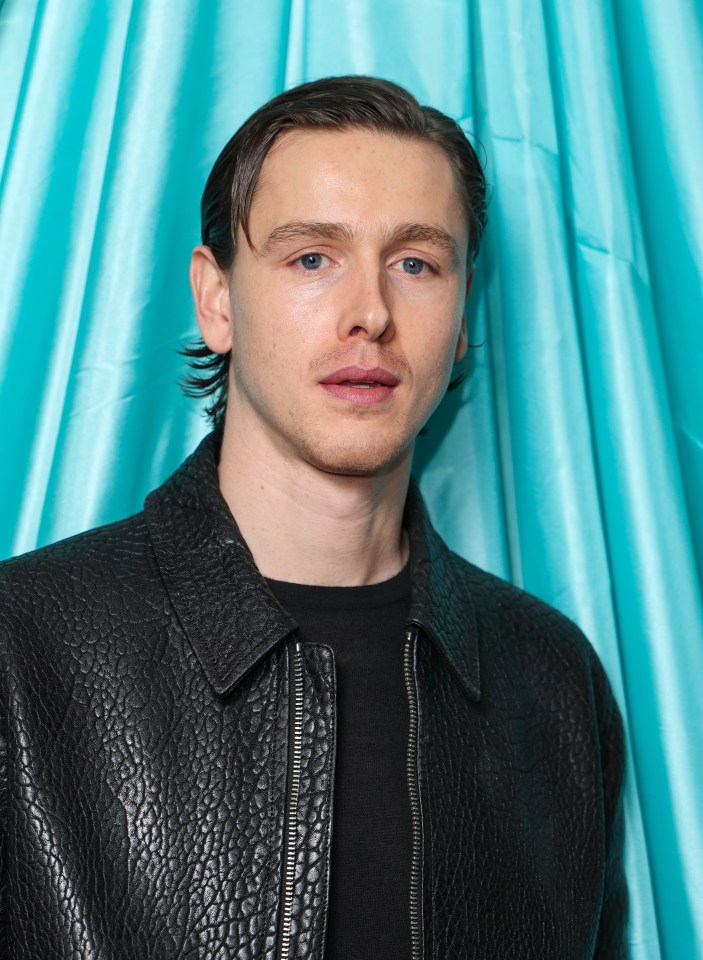 Harris Dickinson at a British Vogue event.