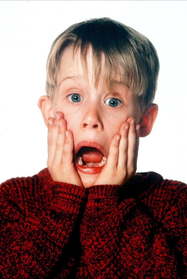 Macaulay Culkin in Home Alone.