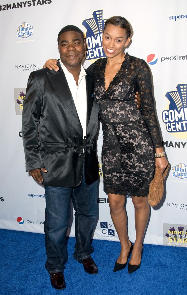 Tracy Morgan and Tanisha Hall at the Night of Too Many Stars event.