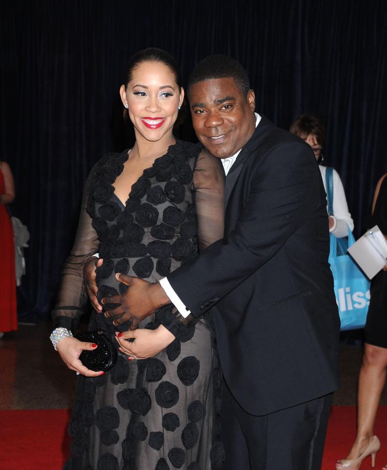 Tracy Morgan and Megan Wollover at the White House Correspondents' Association Dinner.