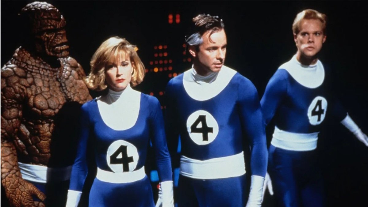 The cast of the unreleased Fantastic Four movie from 1994.