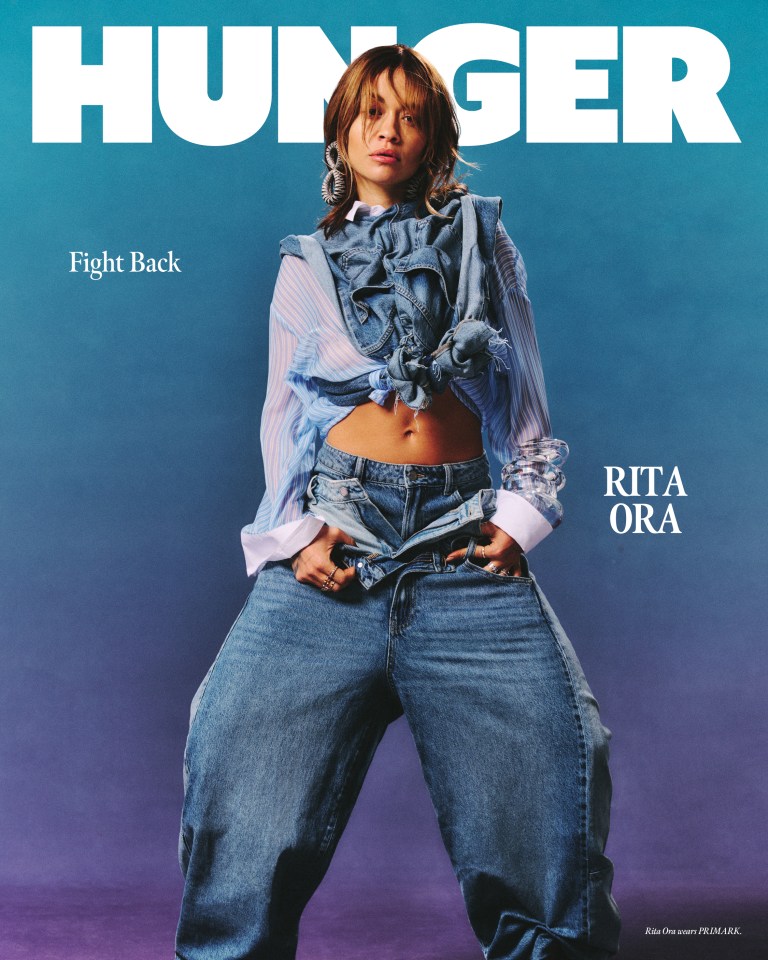 Rita Ora on the cover of Hunger Magazine.