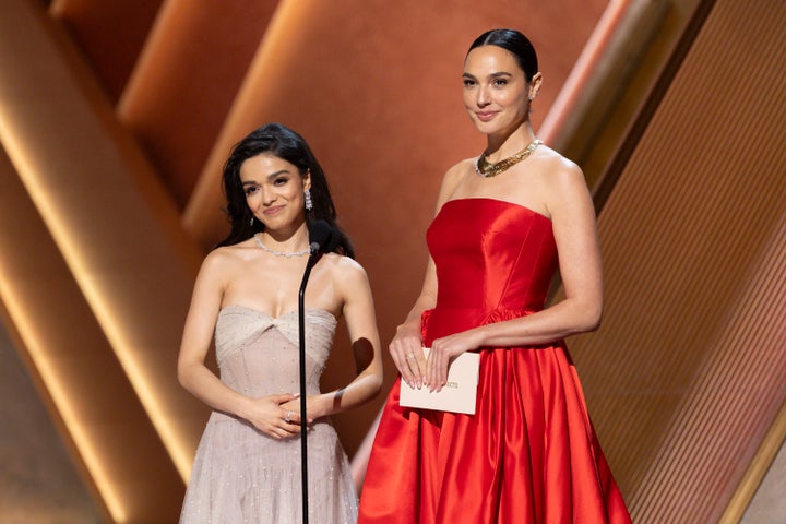 Rachel Zegler and Gal Gadot were joint presenters at the 2025 Oscars ceremony. 