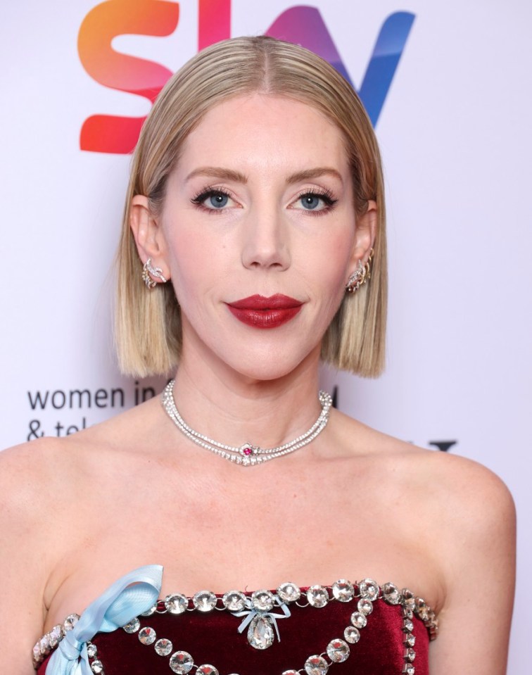 LONDON, ENGLAND - DECEMBER 06: Katherine Ryan attends the Sky Women In Film And Television Awards 2024 at the Hilton Park Lane on December 06, 2024 in London, England. (Photo by Mike Marsland/WireImage)